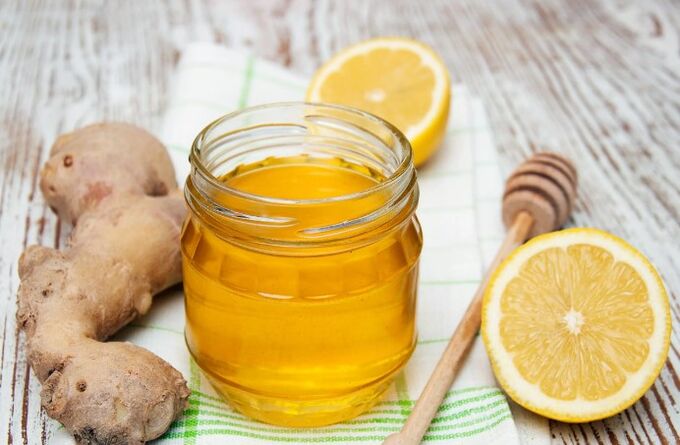 Ginger, lemon and honey